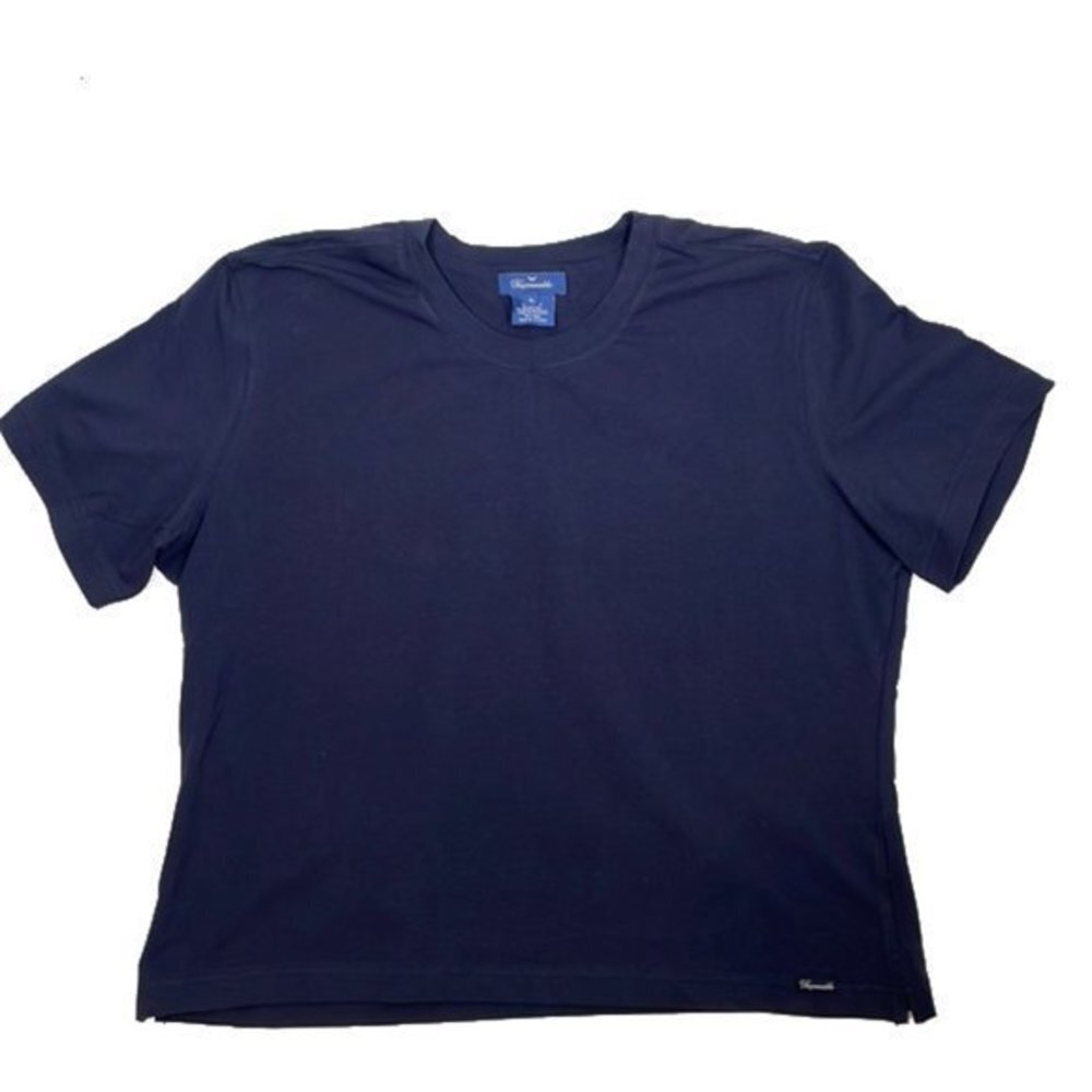 Faconnable | Short Sleeve Navy Blue T-Shirt